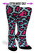 Cheetah Blue Compression Socks - Equine Exchange Tack Shop