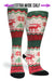 Festive Needlepoint Compression Socks - Equine Exchange Tack Shop