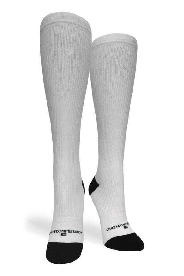 White Compression Socks - Equine Exchange Tack Shop