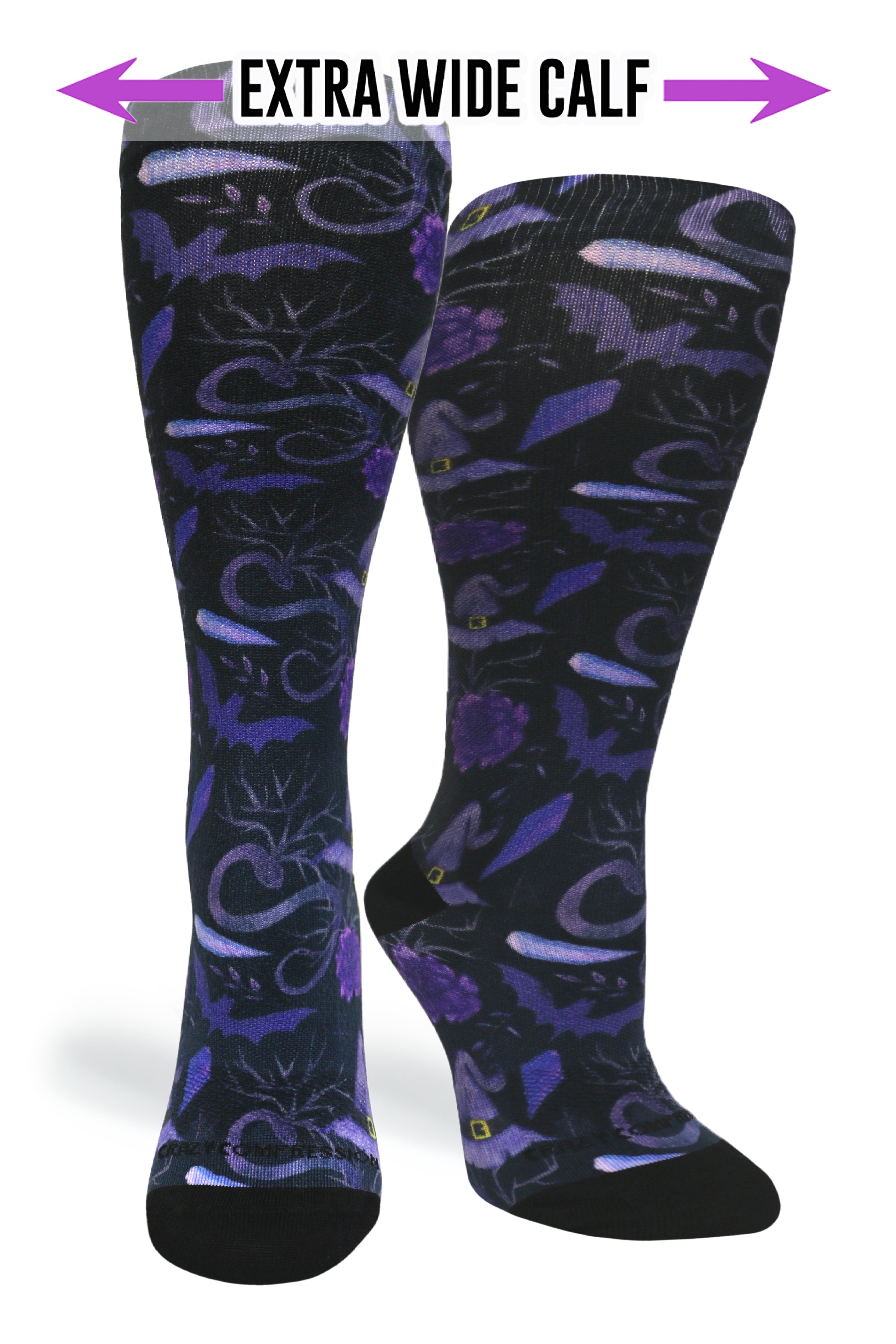 Wicked Purple Compression Socks - Equine Exchange Tack Shop