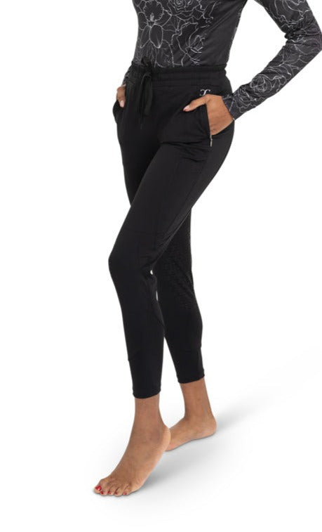Drawstring Breeches in Black - Equine Exchange Tack Shop
