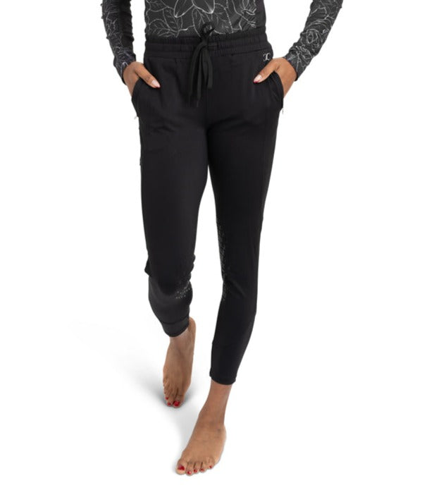 Drawstring Breeches in Black - Equine Exchange Tack Shop