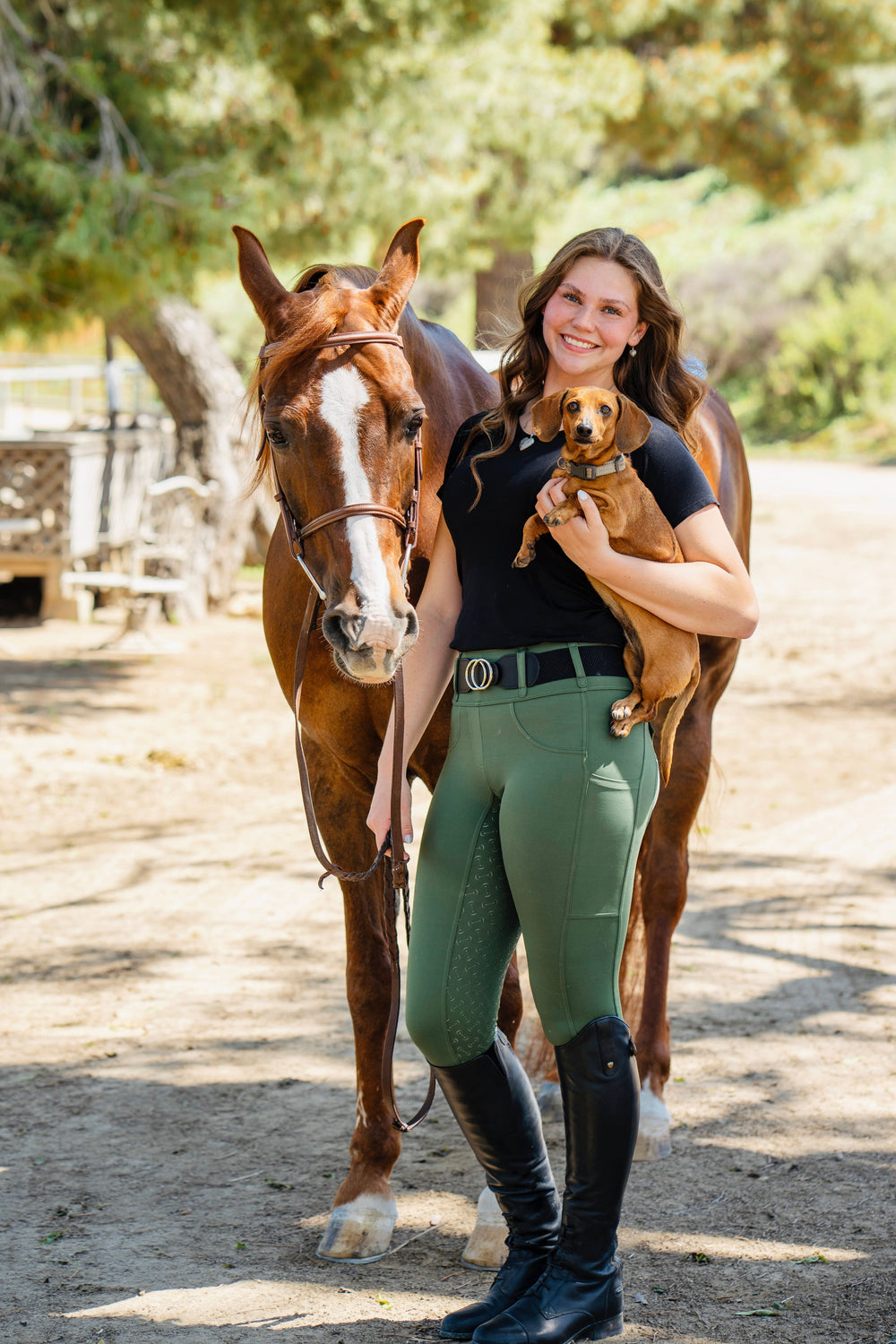 Athletic Breech - Evergreen - Equine Exchange Tack Shop