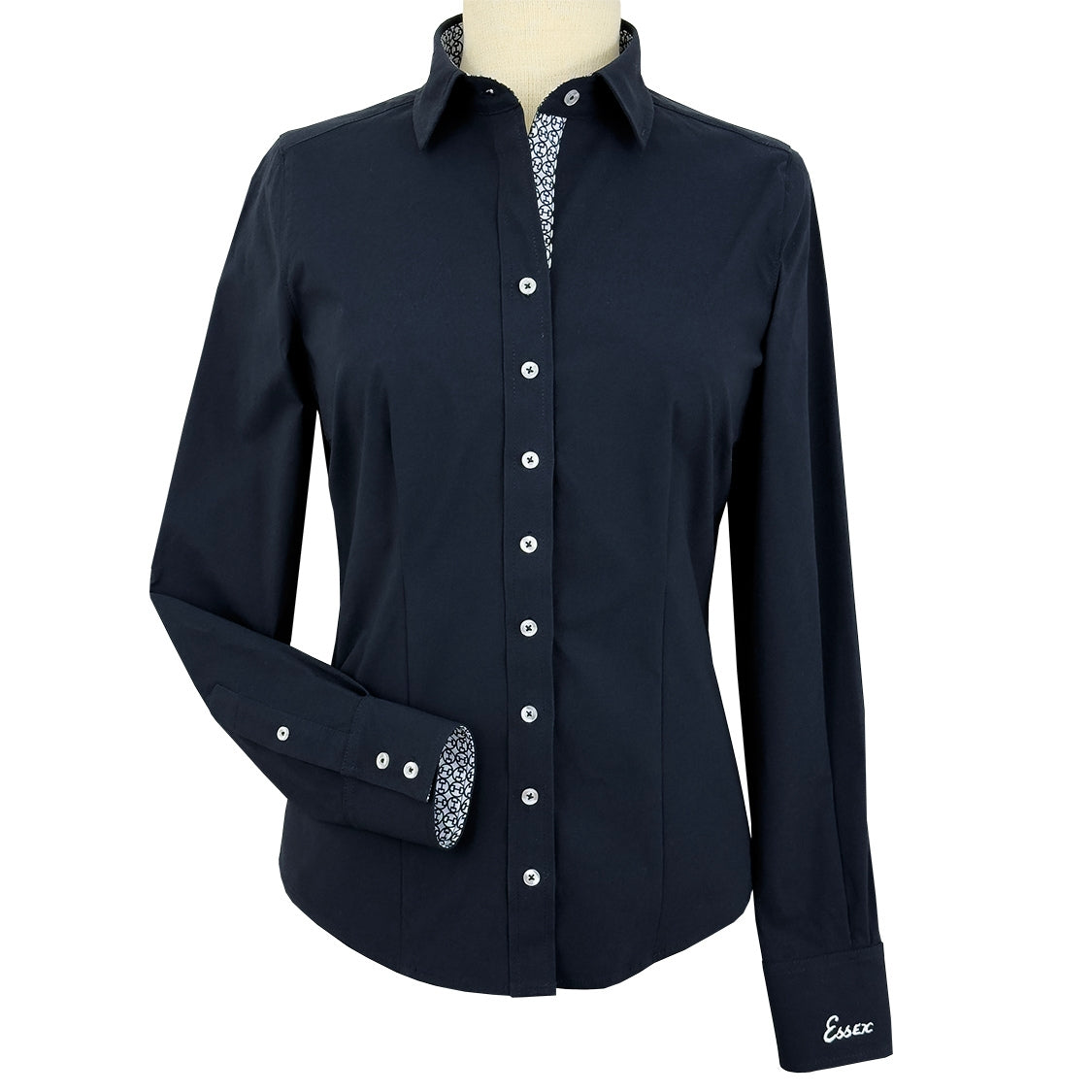 Dora II Schooling Shirt - Black with Bit by Bit Trim