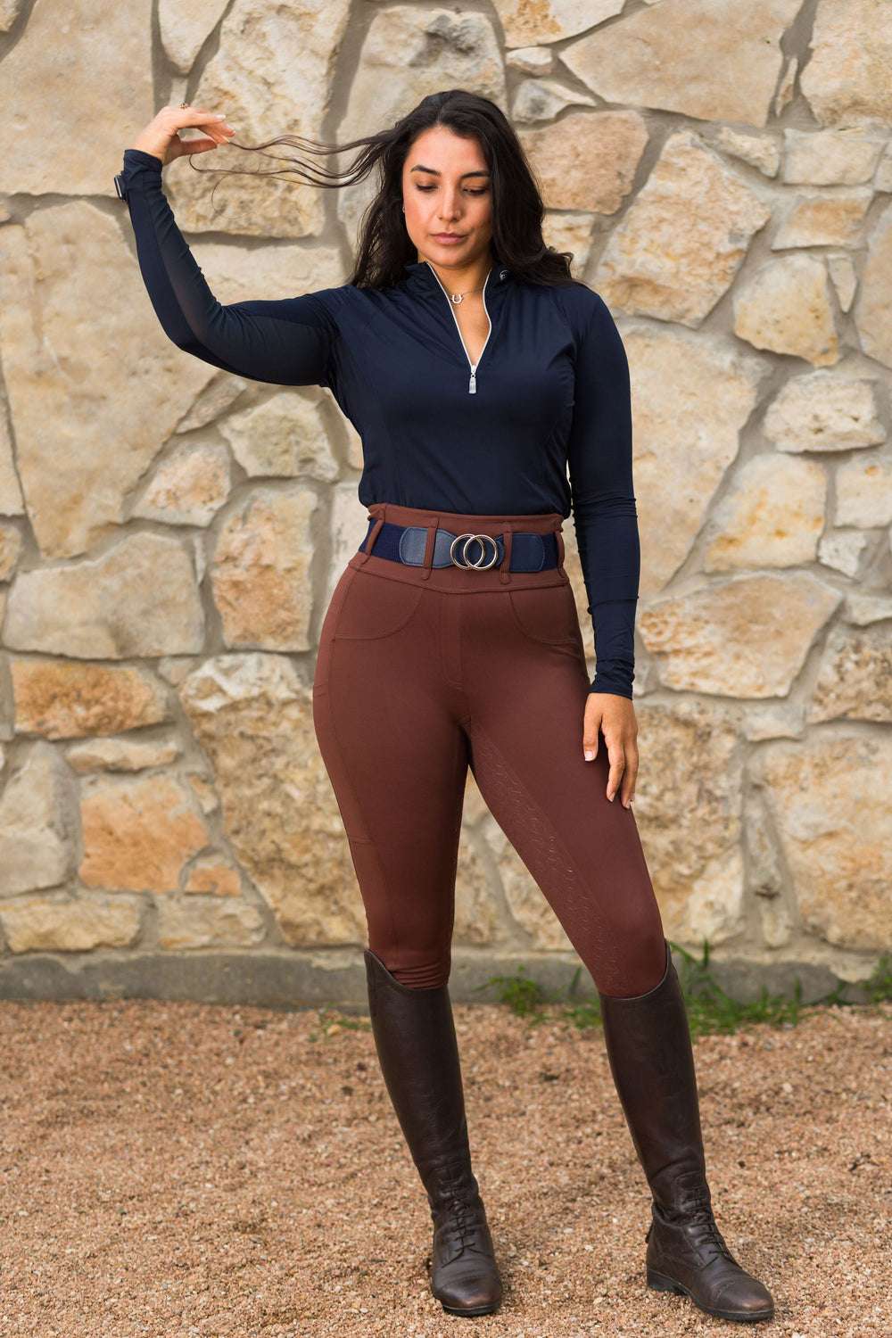 Athletic Breech - Leather Brown - Equine Exchange Tack Shop