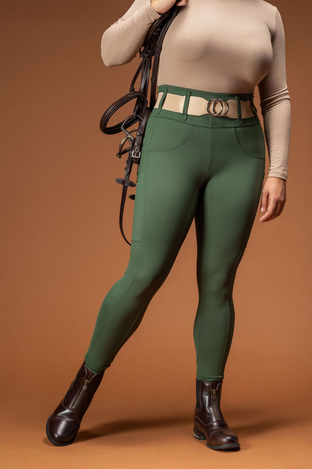 Athletic Breech - Evergreen - Equine Exchange Tack Shop