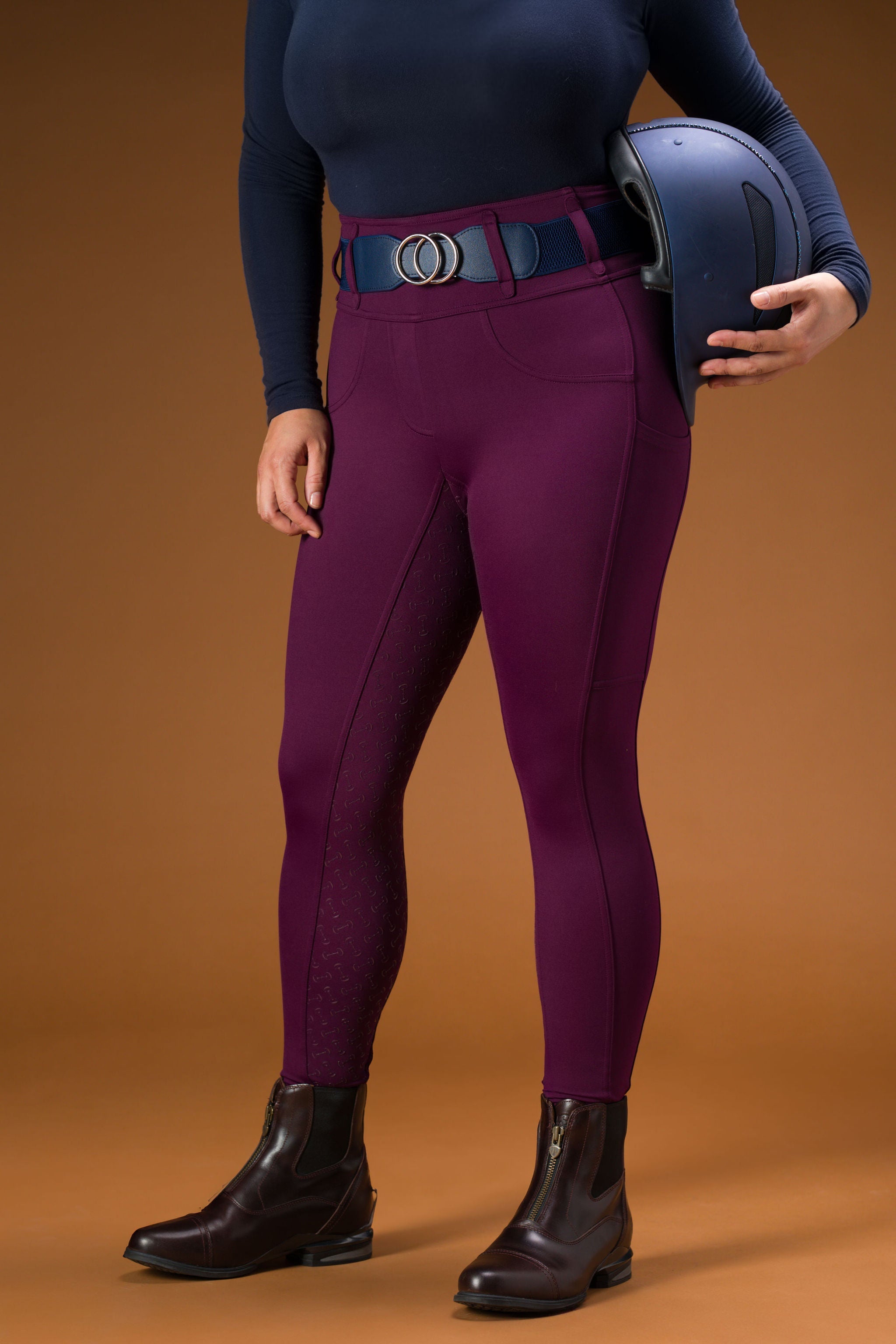 Athletic Breech - Purple Rein - Equine Exchange Tack Shop
