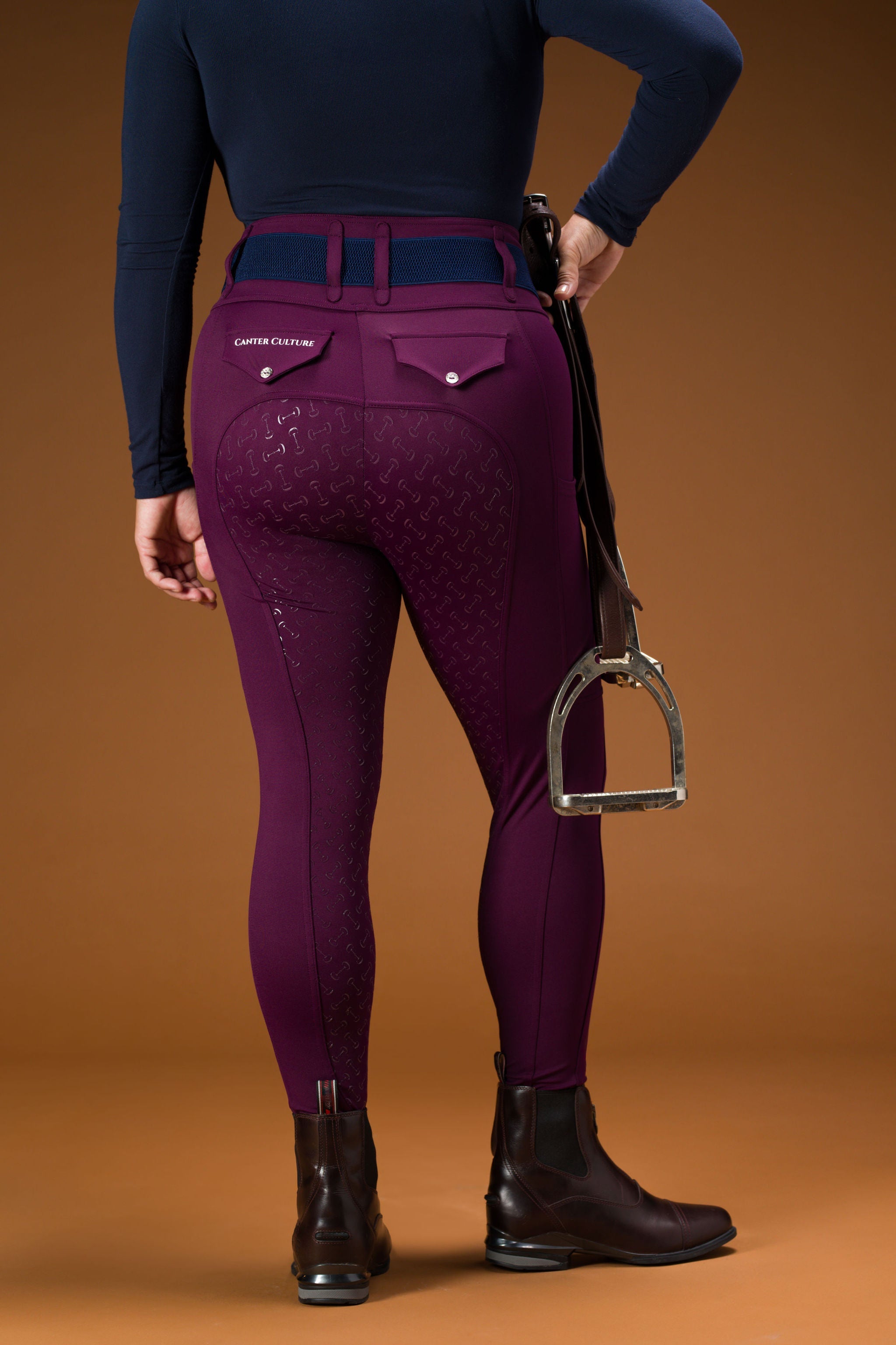 Athletic Breech - Purple Rein - Equine Exchange Tack Shop