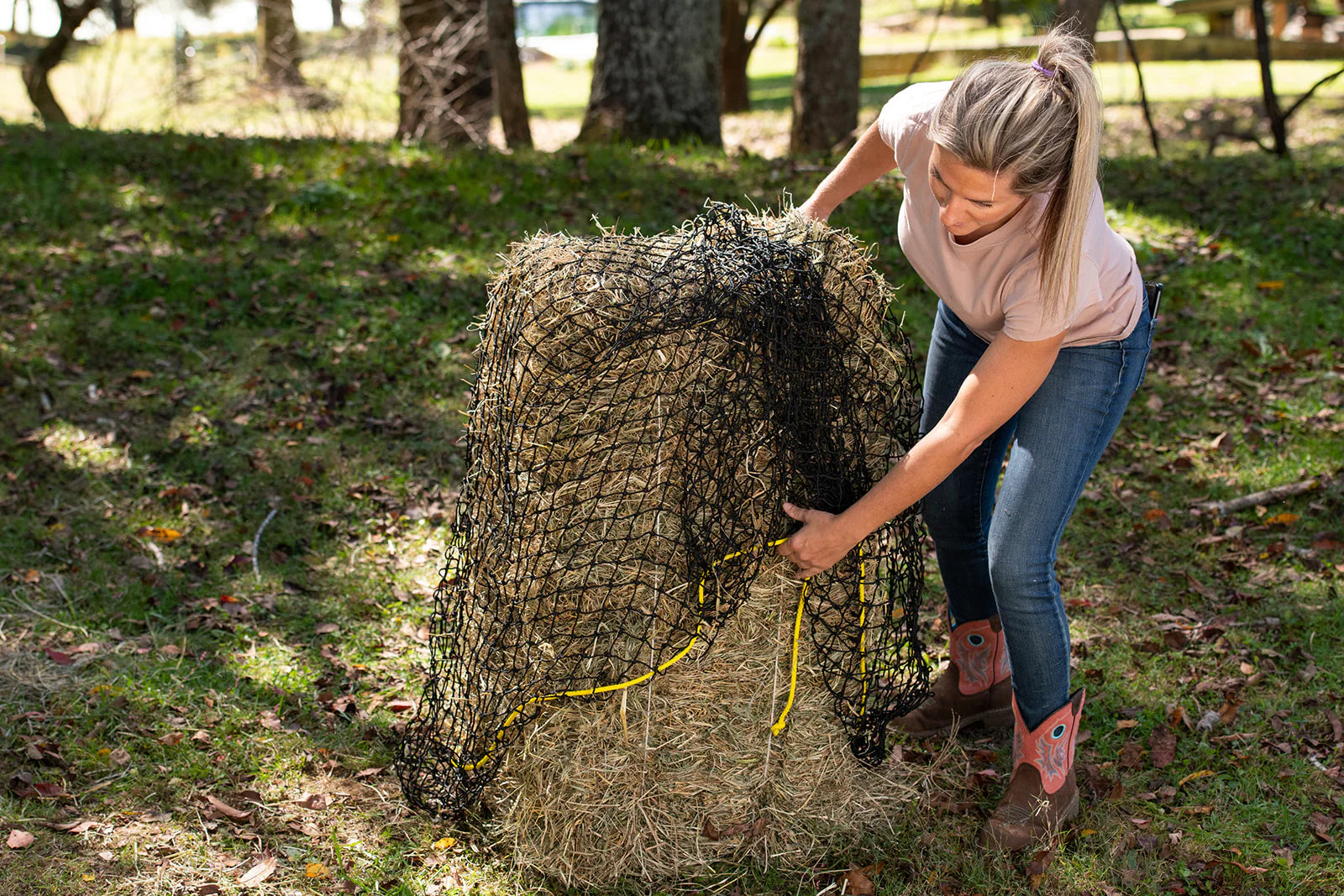 Texas HayNet Square Bale Hay Net