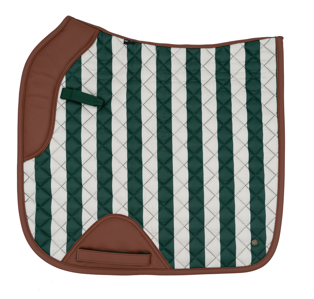 Carmel Stripe Dressage Pad - Equine Exchange Tack Shop