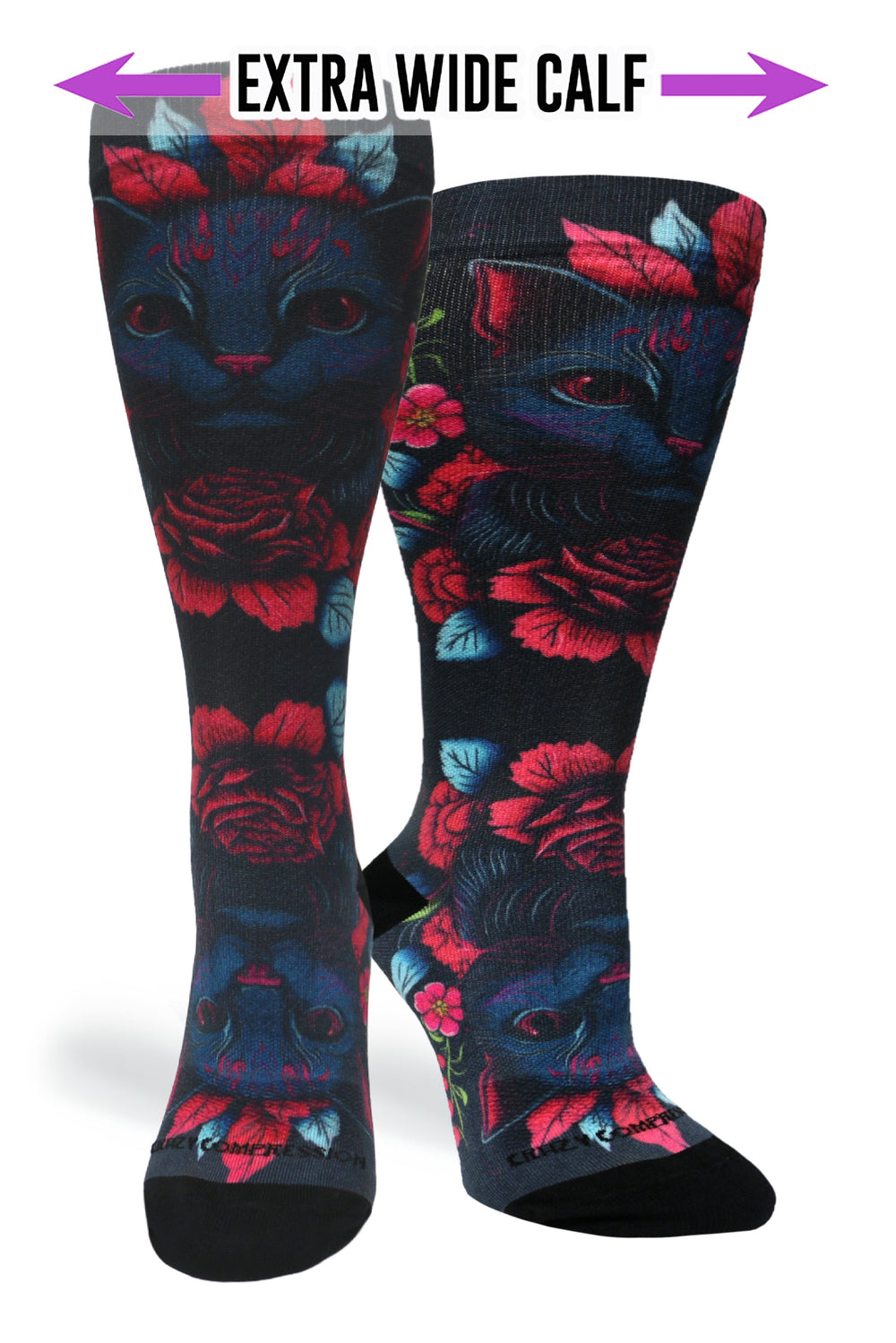 Cat Arose Compression Socks - Equine Exchange Tack Shop