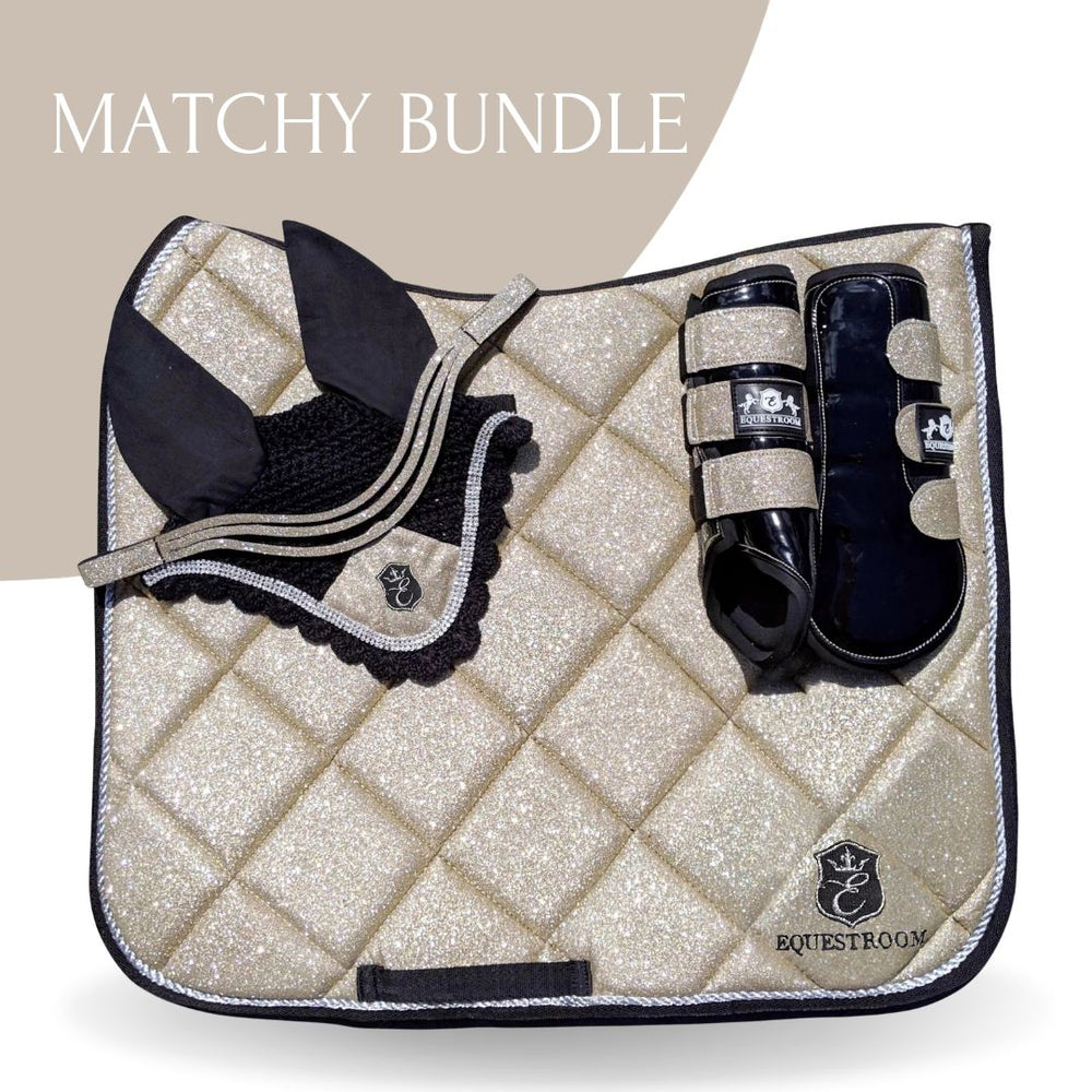 Champagne Saddle Pad Set - Equine Exchange Tack Shop