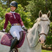 Elyse - Burgundy Long Sleeve Women's Riding Shirt - Equine Exchange Tack Shop