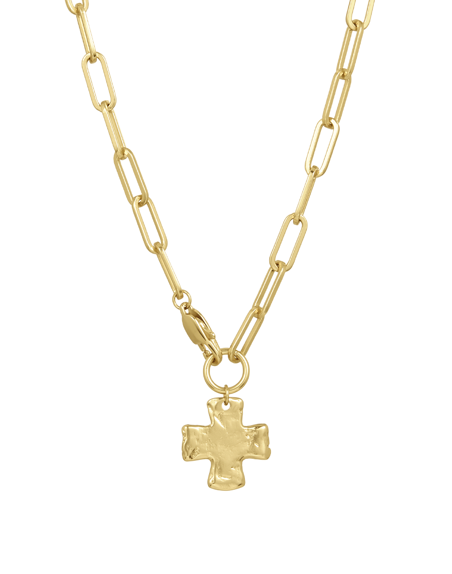 Chunky Cross Chain Necklace - Equine Exchange Tack Shop