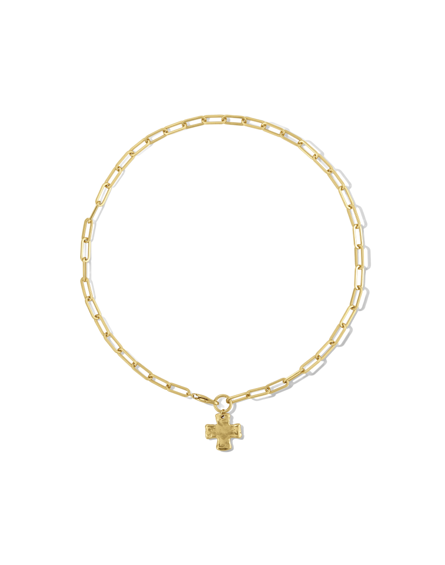 Chunky Cross Chain Necklace - Equine Exchange Tack Shop