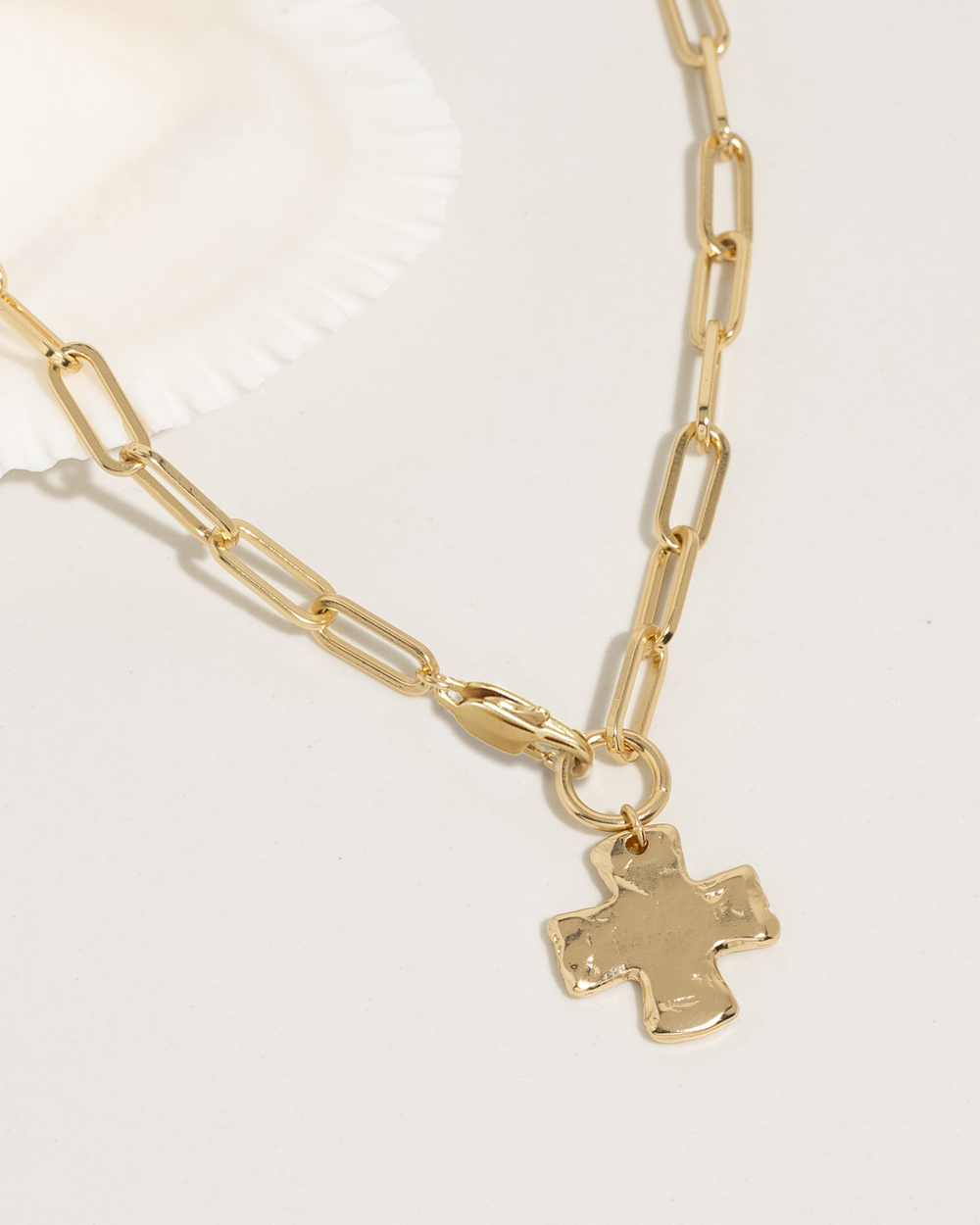 Chunky Cross Chain Necklace - Equine Exchange Tack Shop
