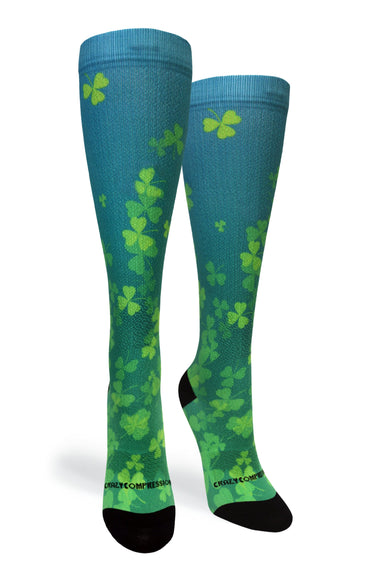 Cloverfields Blue Compression Socks - Equine Exchange Tack Shop