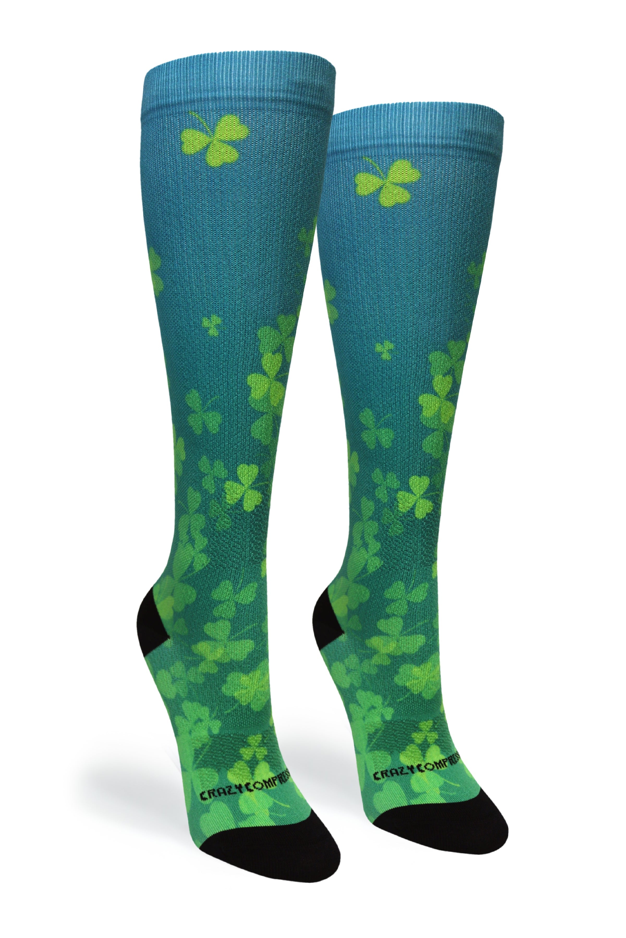 Cloverfields Blue Compression Socks - Equine Exchange Tack Shop