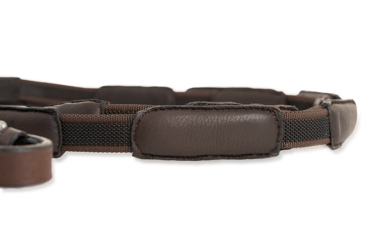 Comfort Connect Rein - Intermittent Padding for Equal Rein Length and Hand Support - Equine Exchange Tack Shop