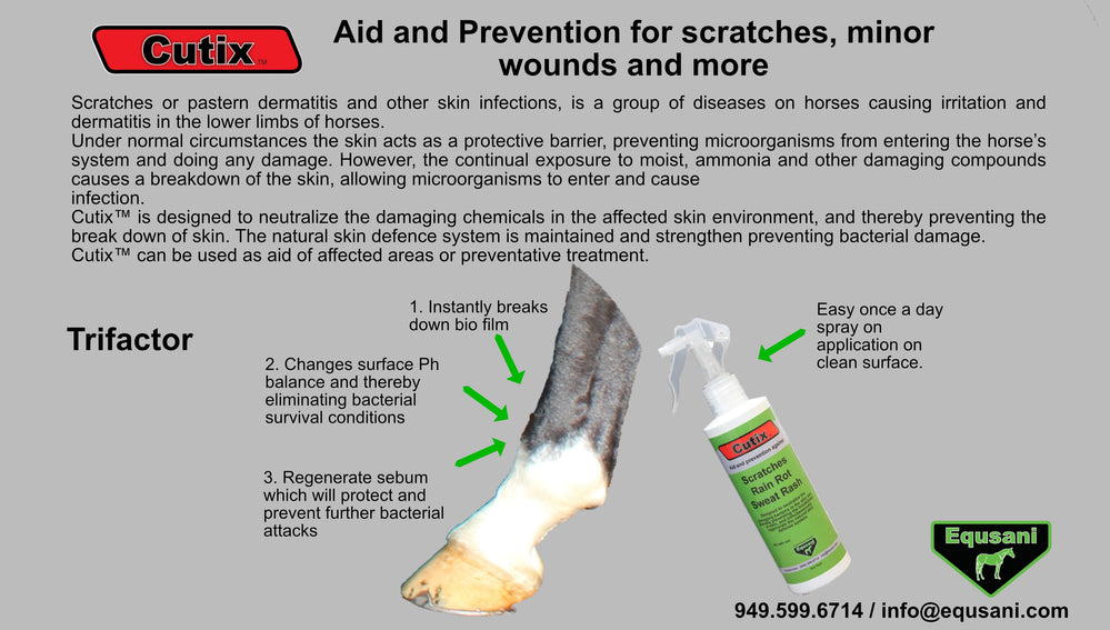 Cutix Natural aid against scratches and bacterial infections - Equine Exchange Tack Shop