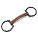 D-Ring Soft Leather Silver Dotted Snaffle - Equine Exchange Tack Shop