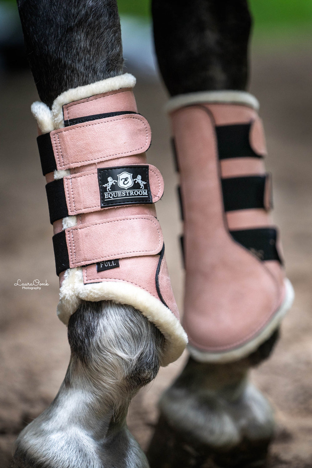Powder Pink Suede Boots - Equine Exchange Tack Shop