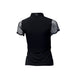 Charlie Short Sleeve Lace Riding Shirt - Black - Equine Exchange Tack Shop