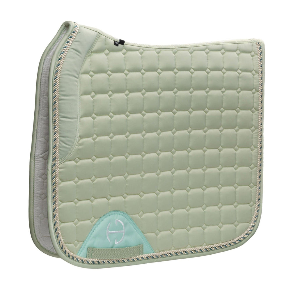 Satin Classic Dressage Saddle Pad - Mint Sorbet - Equine Exchange Tack Shop