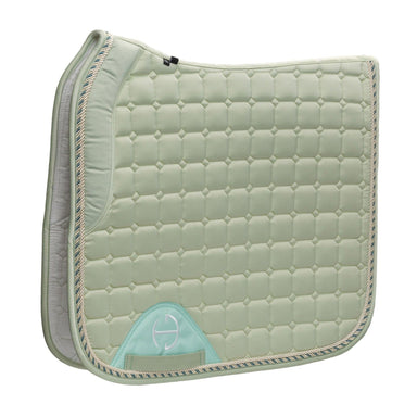 Satin Classic Dressage Saddle Pad - Mint Sorbet - Equine Exchange Tack Shop