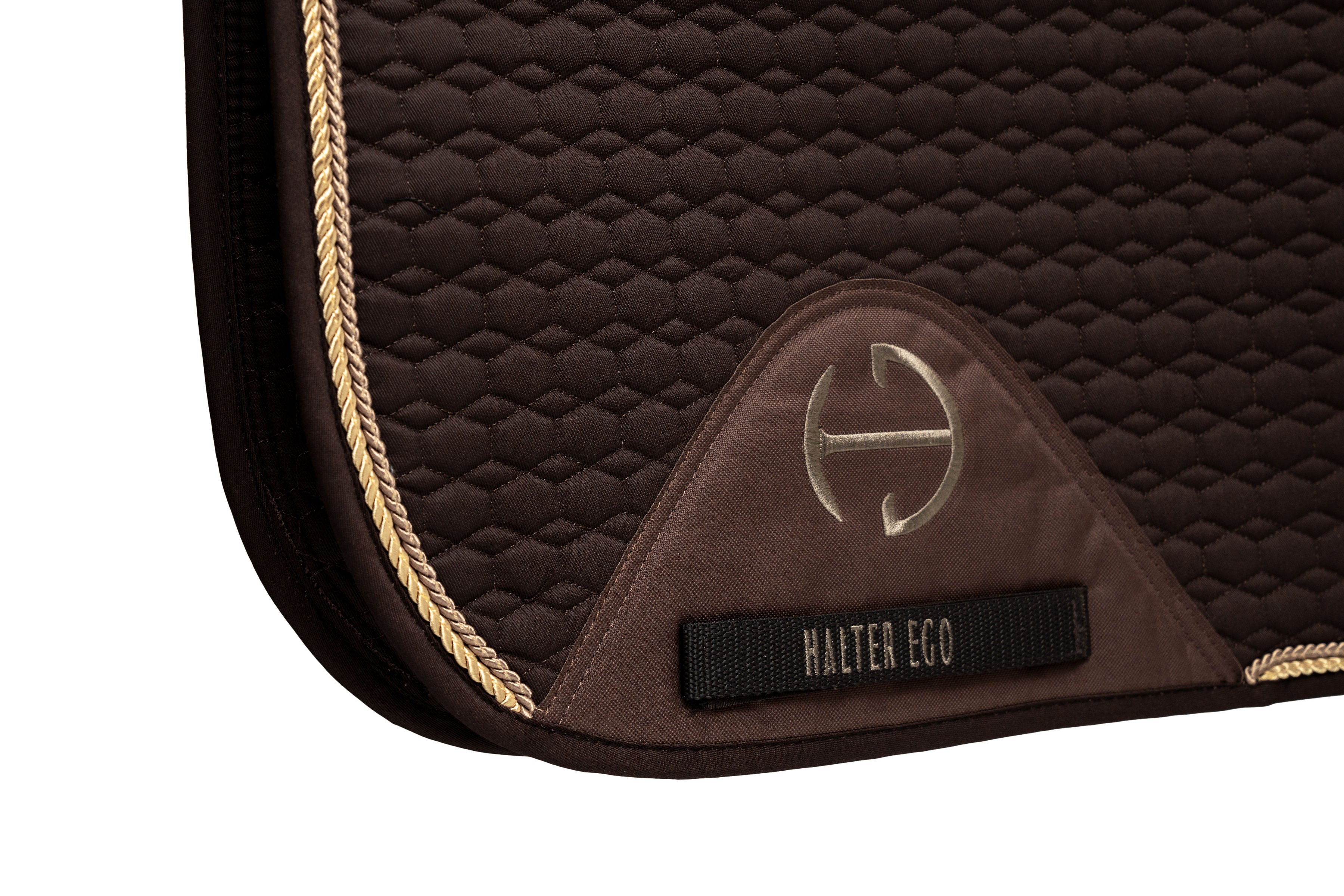 European Cotton Dressage Saddle Pad - Chocolate - Equine Exchange Tack Shop