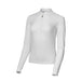 Heidi - Long Sleeve Riding Top with Crystal Fabric Trim - Equine Exchange Tack Shop