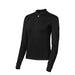 Heidi - Long Sleeve Riding Top with Crystal Fabric Trim - Equine Exchange Tack Shop