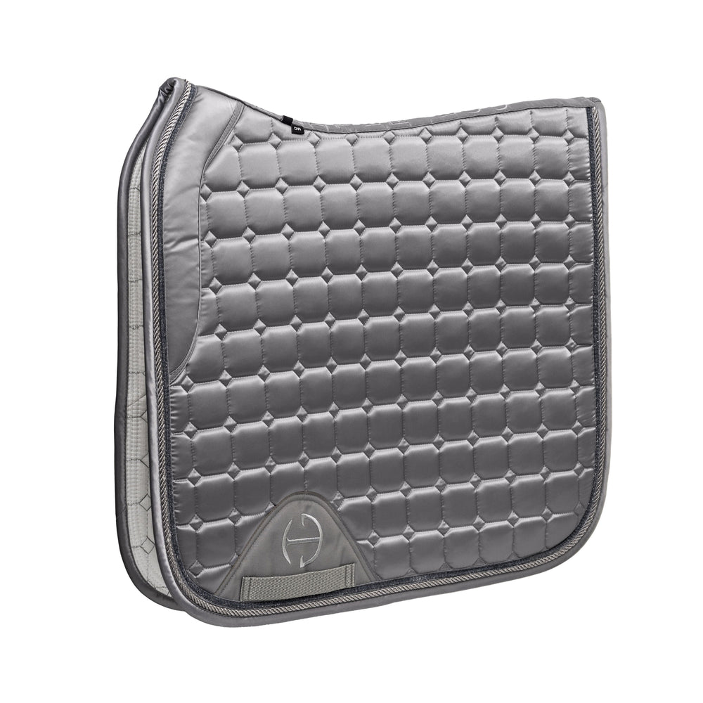 Satin Classic Dressage Saddle Pad - Platinum - Equine Exchange Tack Shop