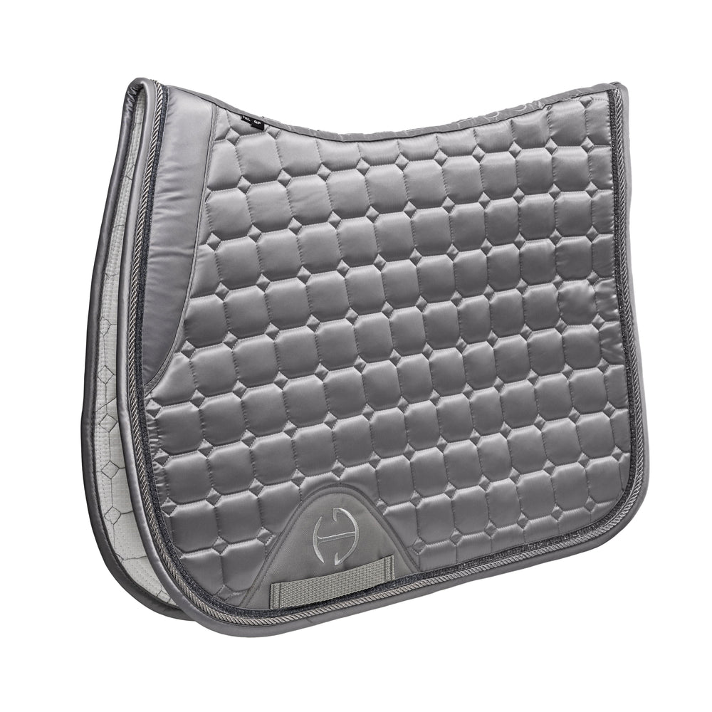 Satin Classic Jump Saddle Pad - Platinum - Equine Exchange Tack Shop