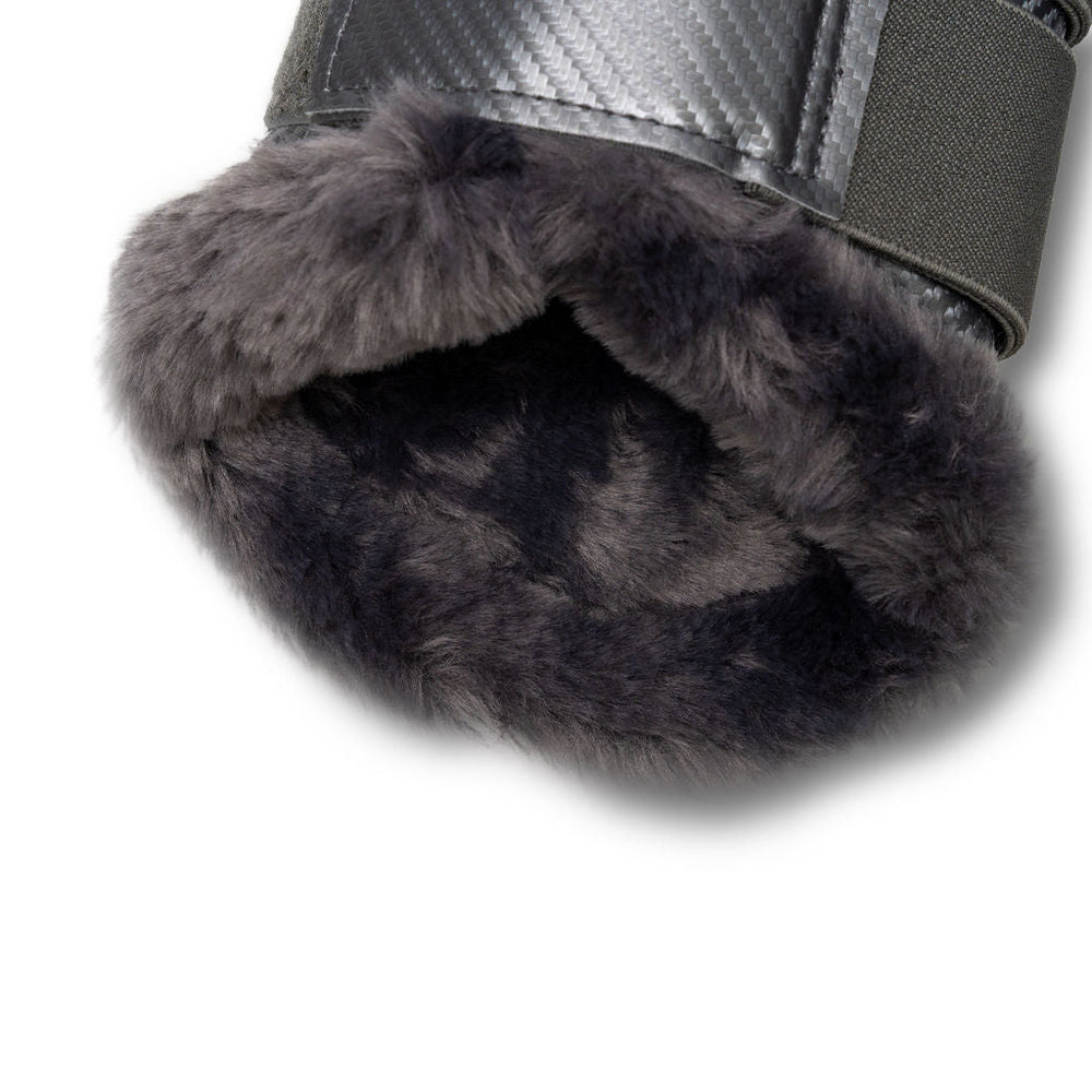 Metallics Collection: Carbon Tech Brushing Boots - Platinum - Equine Exchange Tack Shop