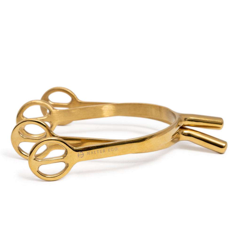 Gold Long Shank Spurs - Equine Exchange Tack Shop