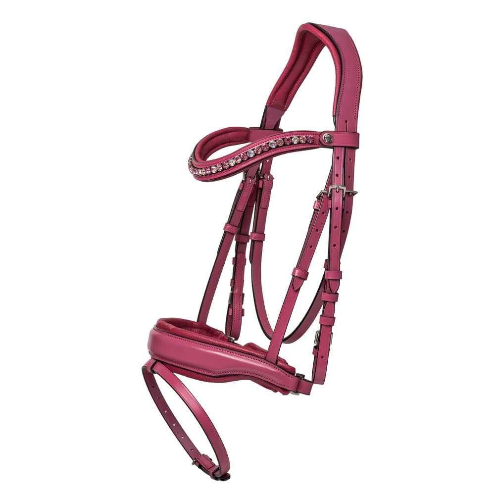 The Barbie Pink Leather Snaffle Bridle - Equine Exchange Tack Shop