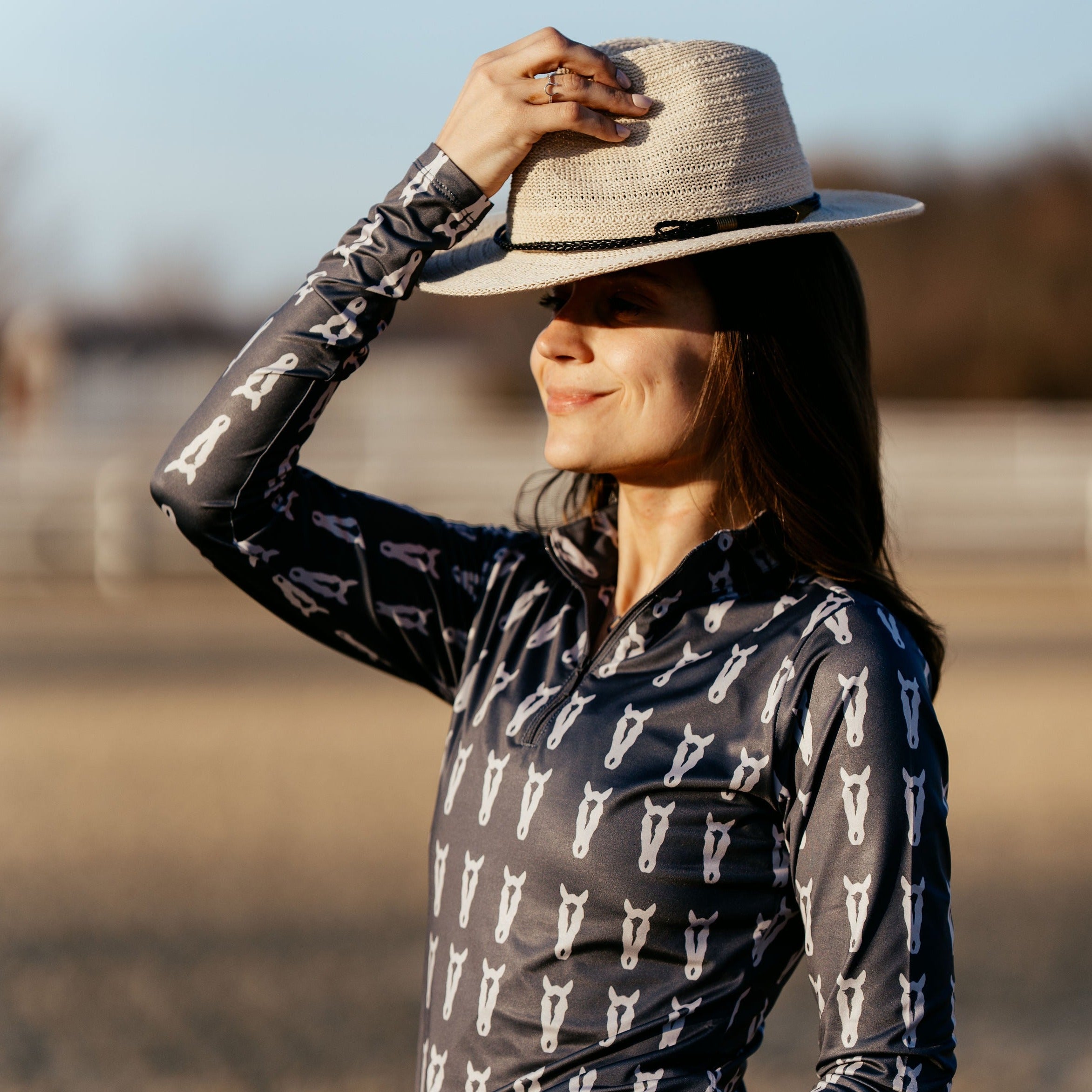 D. D. Prints with a Purpose DDF RENEE Long Sleeved Training Shirt - Equine Exchange Tack Shop