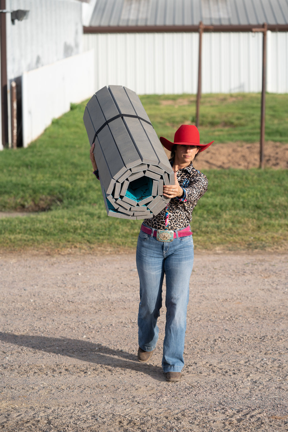 5x10ft Turquoise Stone Stall Mat - Equine Exchange Tack Shop