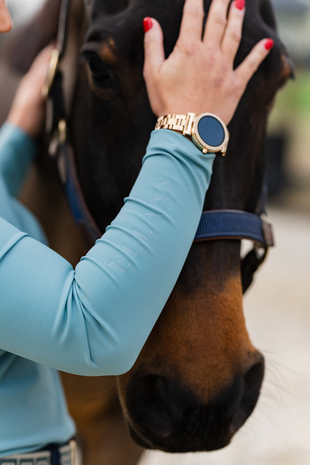 Patton Side Zip Pullover - Ocean - Equine Exchange Tack Shop