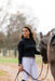 Patton Side Zip Pullover - Black - Equine Exchange Tack Shop