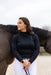 Patton Side Zip Pullover - Black - Equine Exchange Tack Shop