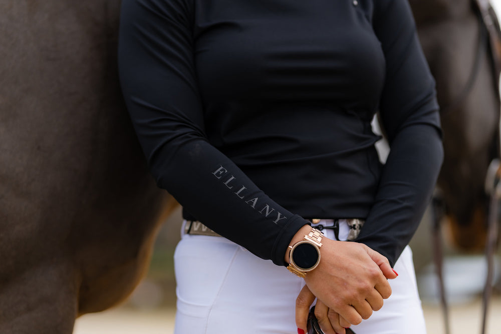 Patton Side Zip Pullover - Black - Equine Exchange Tack Shop
