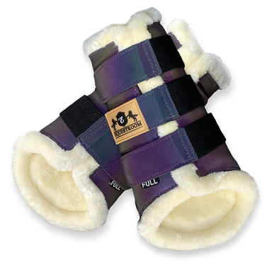 Dark Orchid Brushing Boots - Equine Exchange Tack Shop