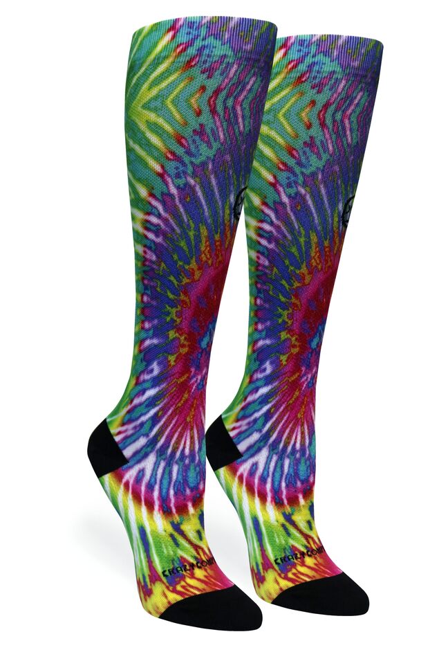 Digital-Tie-Dye Compression Socks - Equine Exchange Tack Shop