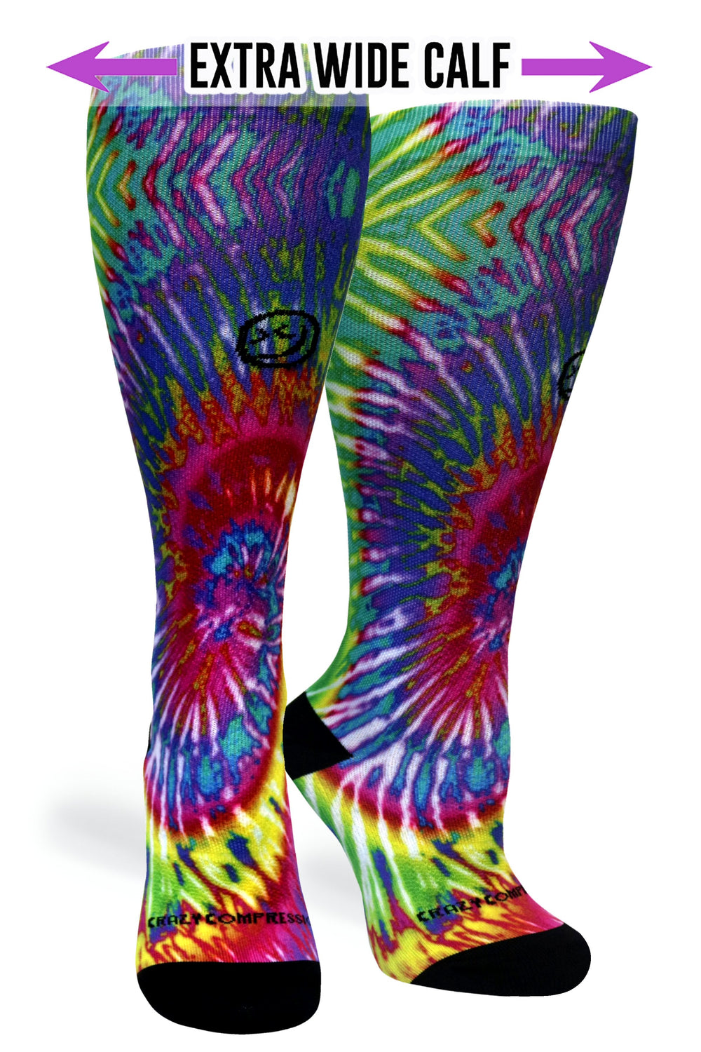Digital-Tie-Dye Compression Socks - Equine Exchange Tack Shop