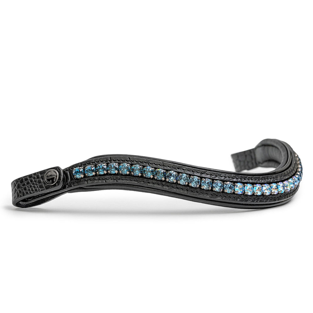 Doc Marten Black Leather Snaffle Bridle w/Removable Flash - Equine Exchange Tack Shop