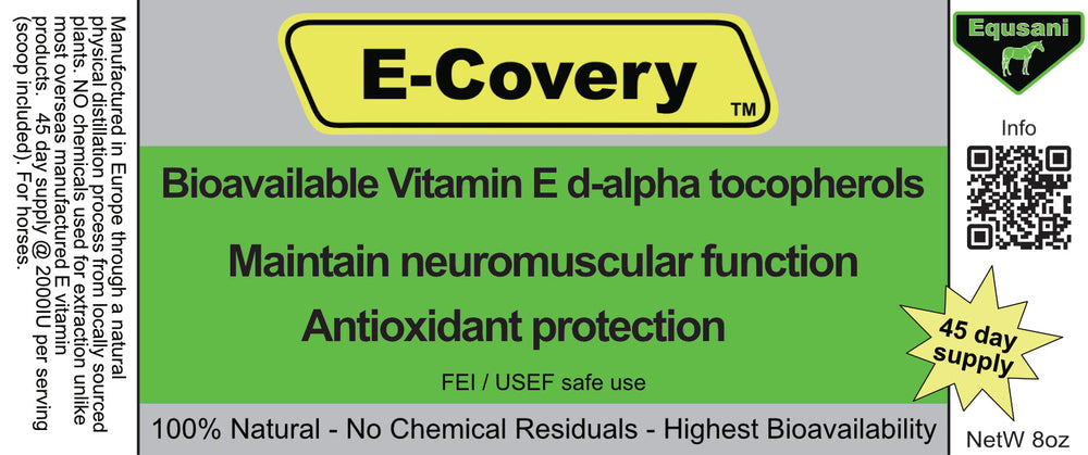 E-Covery Bio-available natural antioxidant - Equine Exchange Tack Shop