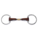 Eggbutt Lozenge Leather Covered Snaffle - Equine Exchange Tack Shop