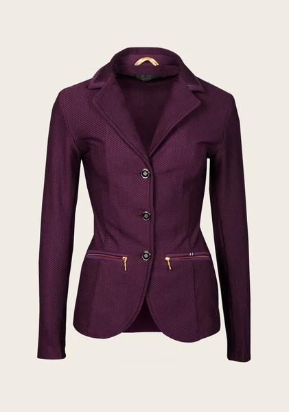 Espoir Inspire Mesh Show Jacket Plum - Equine Exchange Tack Shop